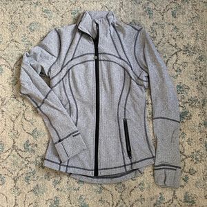 Lululemon fitted zip up (herringbone)